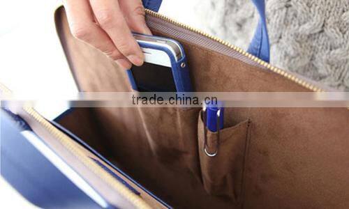 13''Shenzhen Factory Cheap PU Leather Office Bags for Men