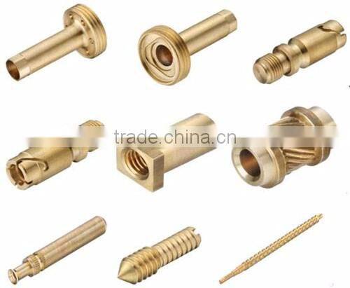 High Precision & Close Tolerance Machining (CNC) Lathe Machine Working Processing Custom Metal Parts Brass Screw Stem