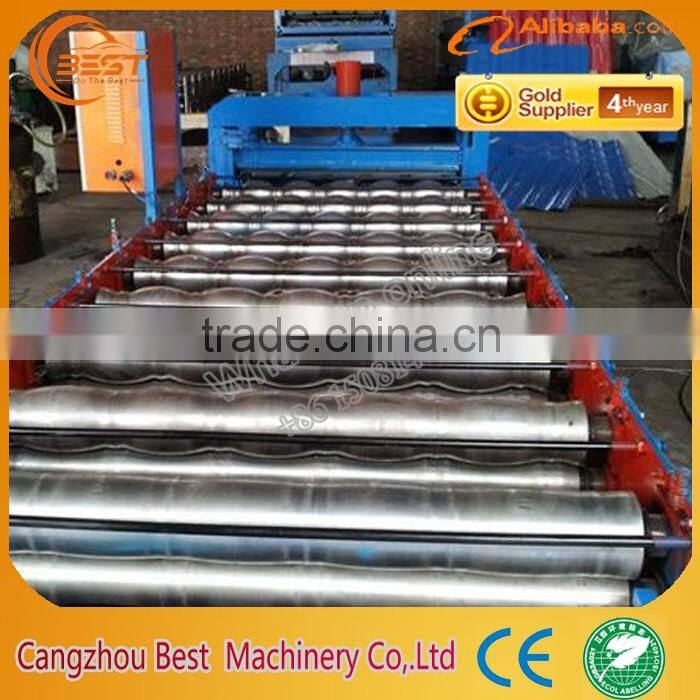 Metal Roof Panel Glazed Tile Roll Forming Machine