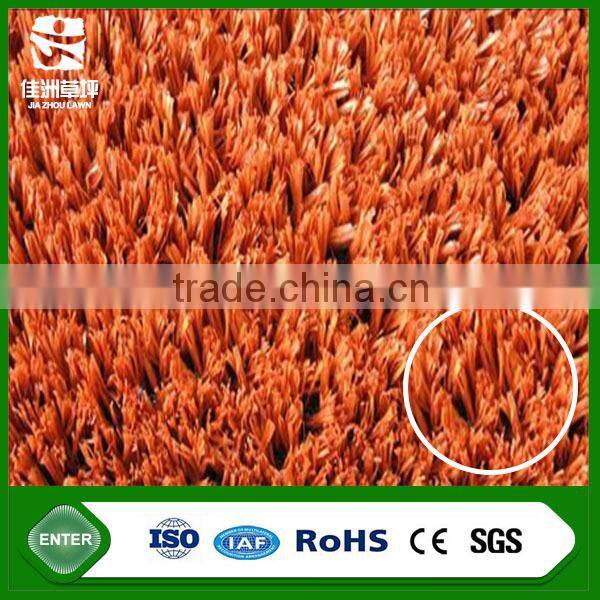 Synthetic plastic decorative track grass