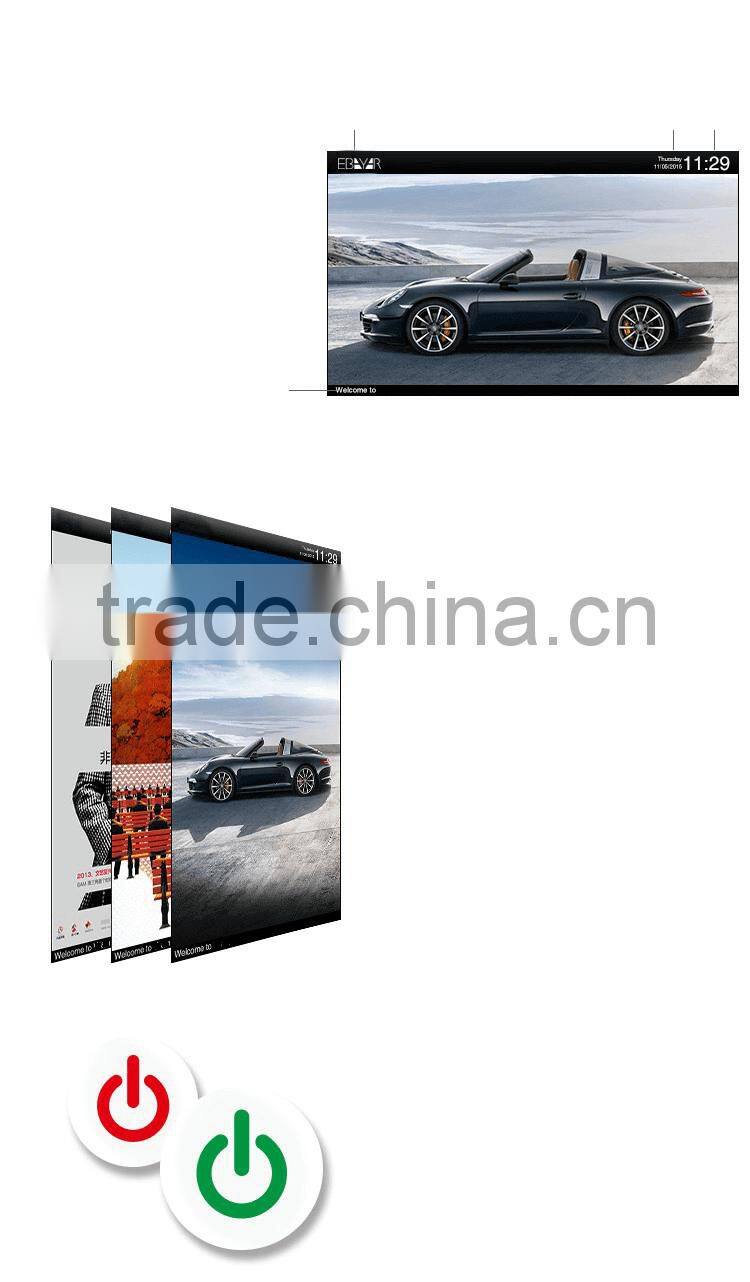 Free Software Android Wifi 3G 4G LCD Touch Screen Advertising Machine