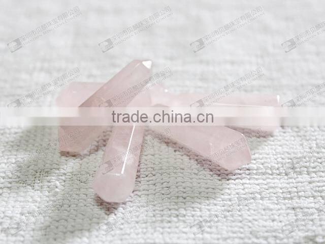 30mm Rose quartz points for pendant making