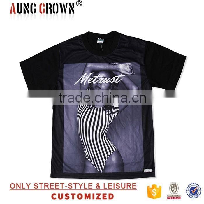 Sexy Men 100% Cotton Printing Wholesale Design T Shirt With OEM