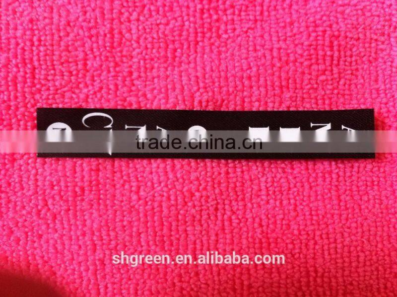 Fashion collection trousers taffeta printed labels