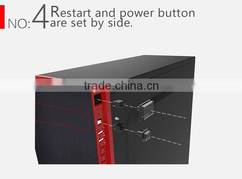 aigo Elegance 3 ATX computer case best seller red and black