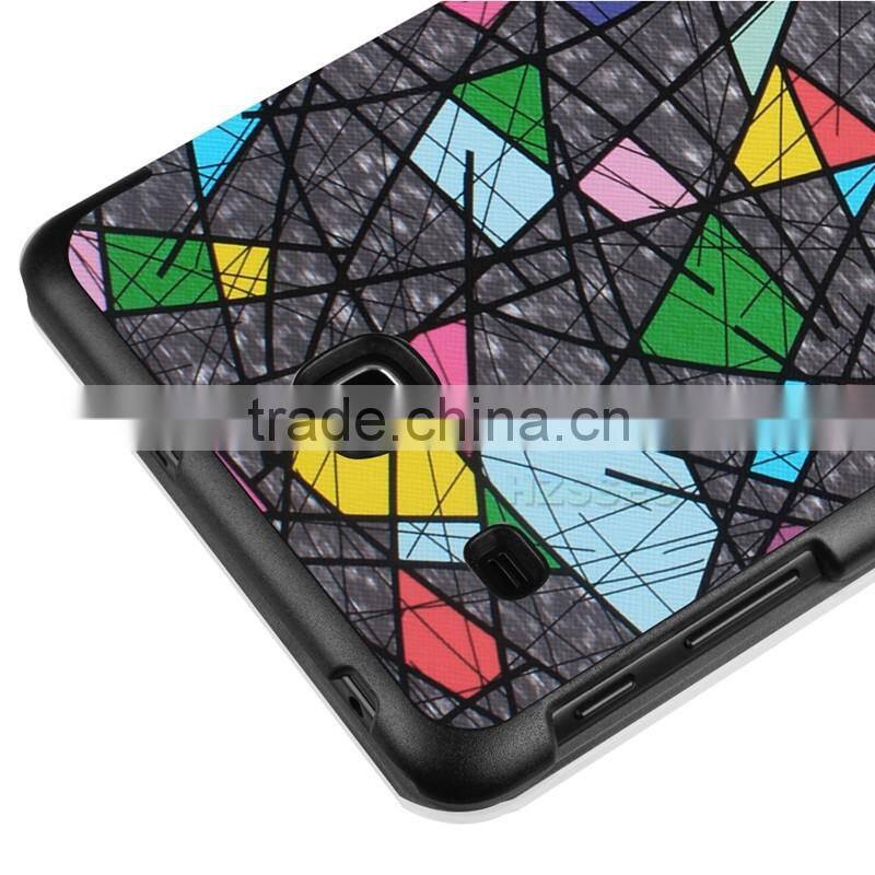 8 inch tablet case for Samsung Galaxy Tab E8.0 shockproof hard pu leather flip case