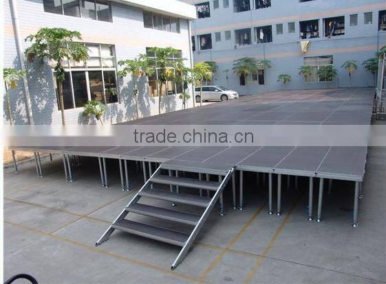 Outdoor event portable stage,modular stage, Concept stage,glass stage