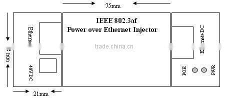POE-Injector01, Power Over Ethernet Injector, POE Device working with all POE compatible IP cameras