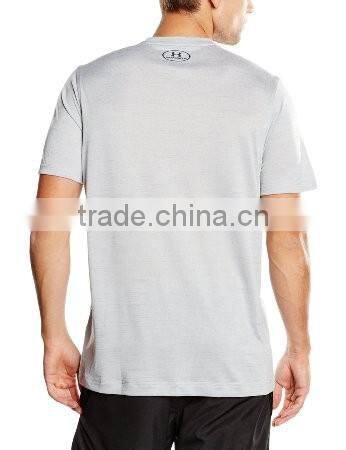 Wholesale Men's cotton spandex V Neck T -Shirt