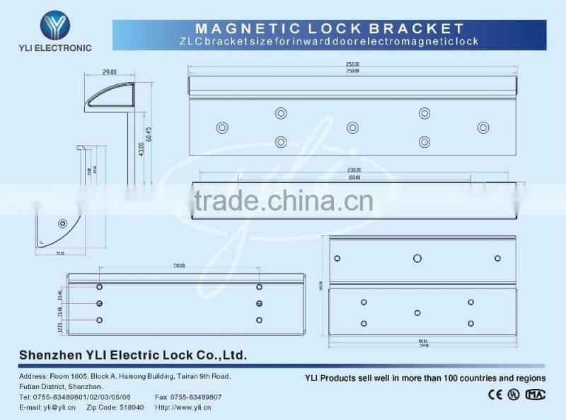 ZLC Bracket for Inward Door