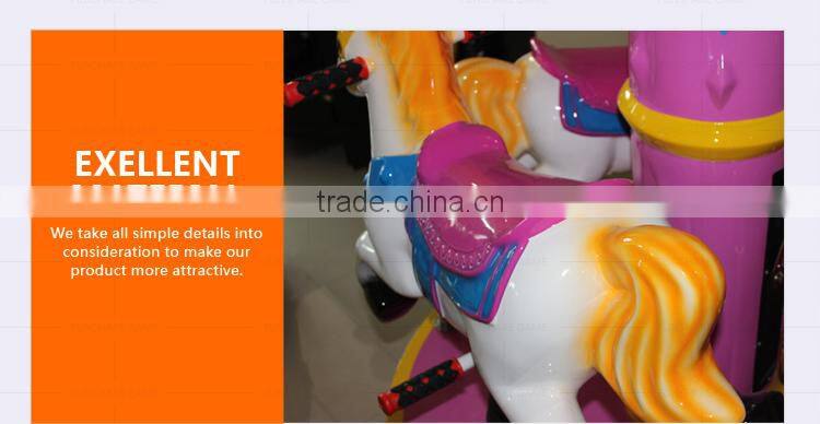 Funshare 2015 Cute Design Kids Carousel For Sale Merry Go Round Carousel Machine