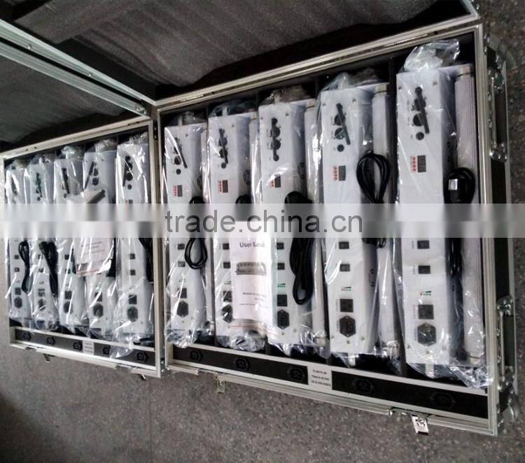Professional Stage Lighting Rechargeable DMX Wireless Battery Powered Backdrop 6in1 RGBWAUV 6x18w LED Wall Washer