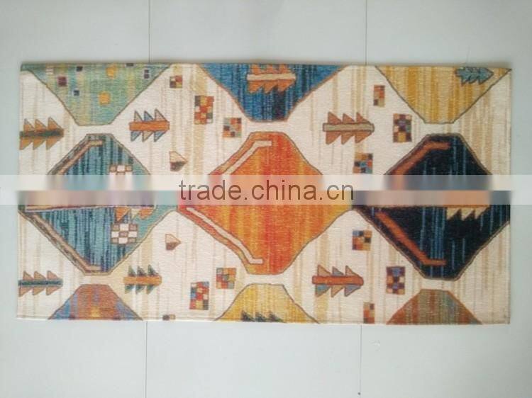 jet printing chenille rug