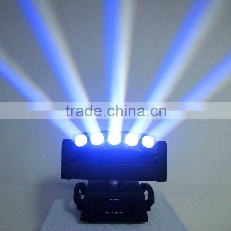 Newest high power 5 eyes dmx beam led moving head disco spider light