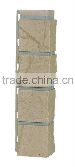 Plastic Faux Stone wall panel decorative wall panel siding