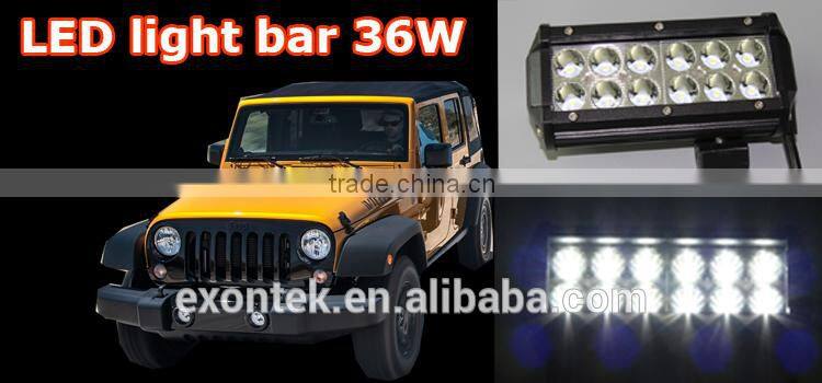 ATV vehicles 4X4 accessory 36W offroad LED light bar, 36W LED light bar