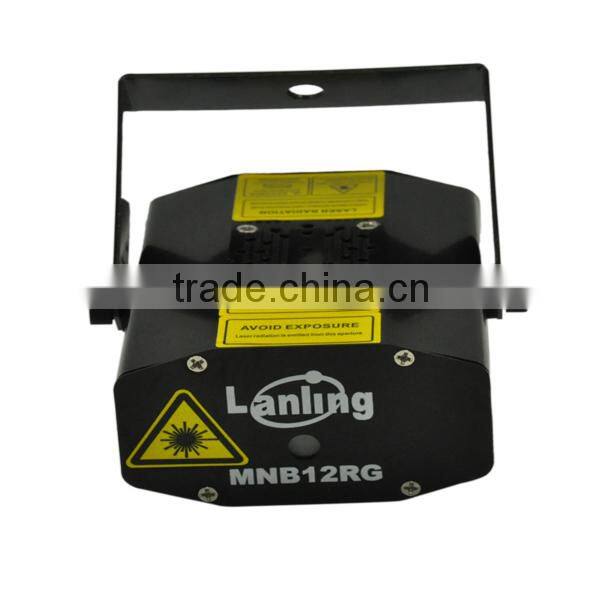 Cheap 100mW RG 12 Gobos Mini Twinkling Laser Light