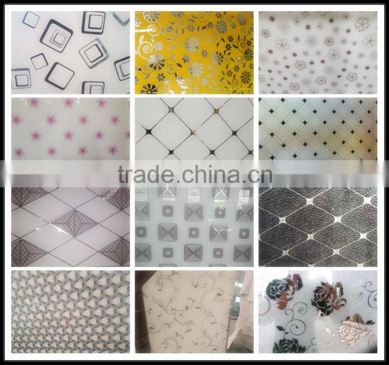 4mm 5mm double fenzi coated ultra clear white back painted glass