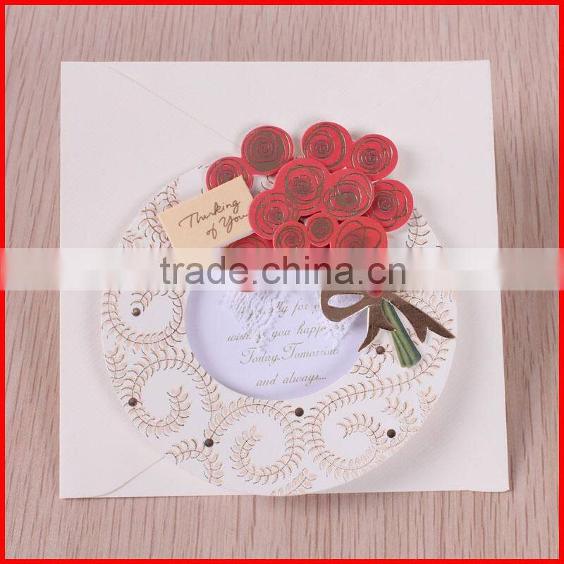 handmade banquet 3D gift card printing