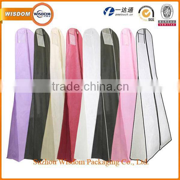 Transparent PVC garment dress hanging bag personalized