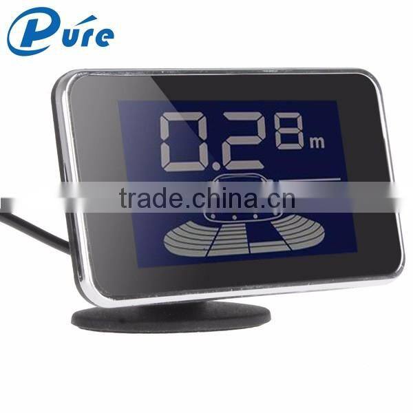 car reverse parking sensor lcd display 4/6/8 sensors parking sensor with" Dang dang" reminder/human speaker