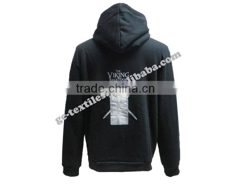 Customized Printed Fleece Hoodies/ Sweatshirts/ Hooded Sweater with emb on left arm
