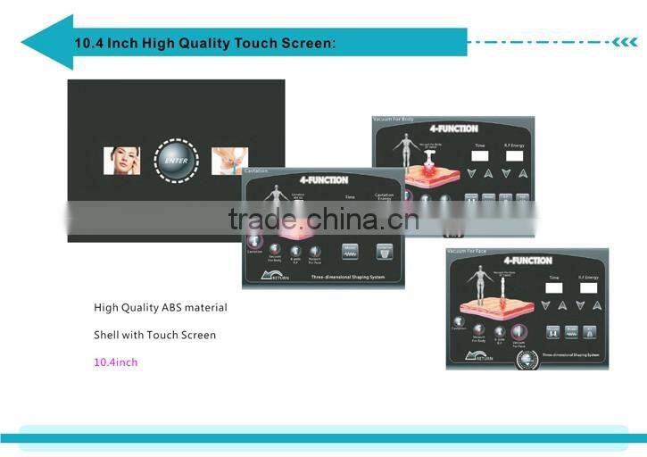 New design with CE cavitation rf vacuum machine body slimming beauty machine--V100