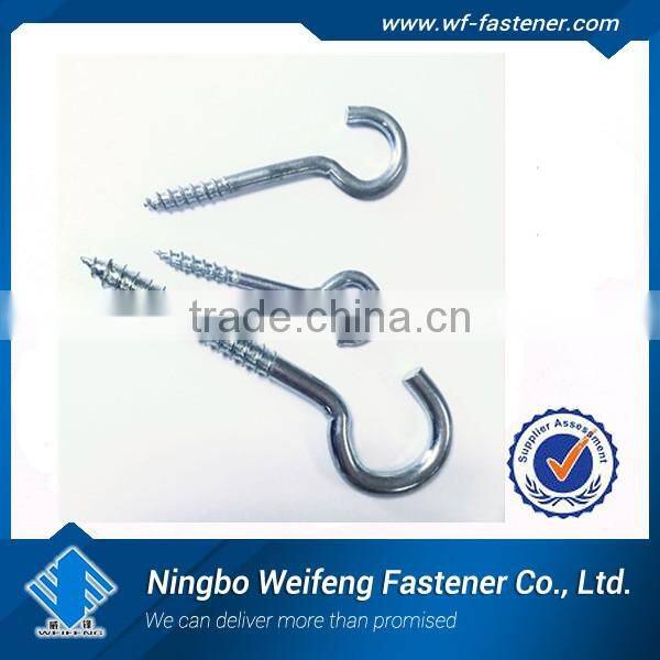 C type wood screw nickel plated