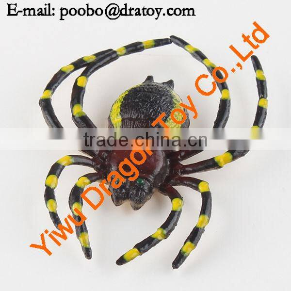 Plastic spider figurine for decoration