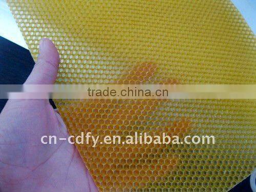 Beeswax foundation sheet honey comb foundation for hives frames beekeeping