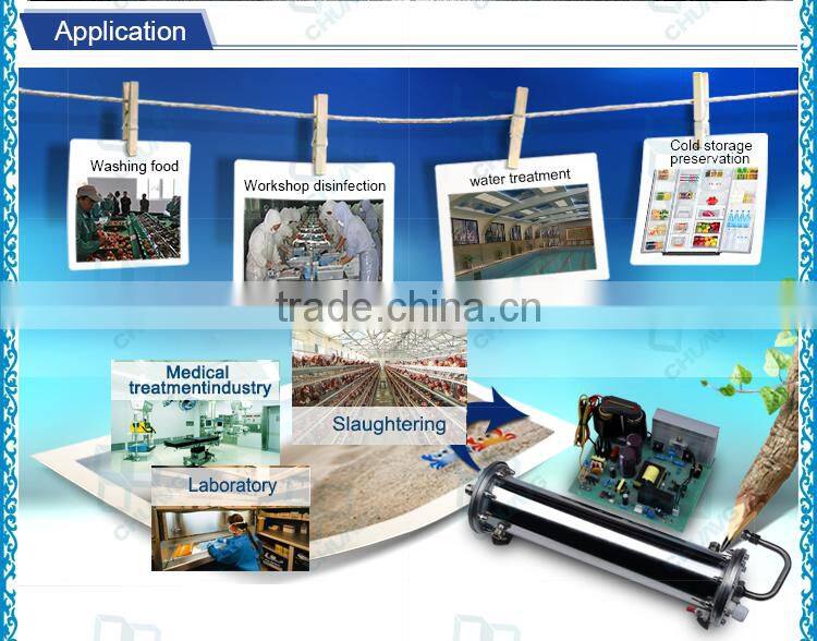 Water cooling stable enamel ozone generator tube / ozone generator kits