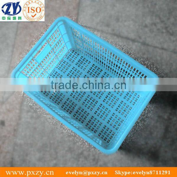 factory sell colorful plastic basket, plastic fruit basket, large plastic basket