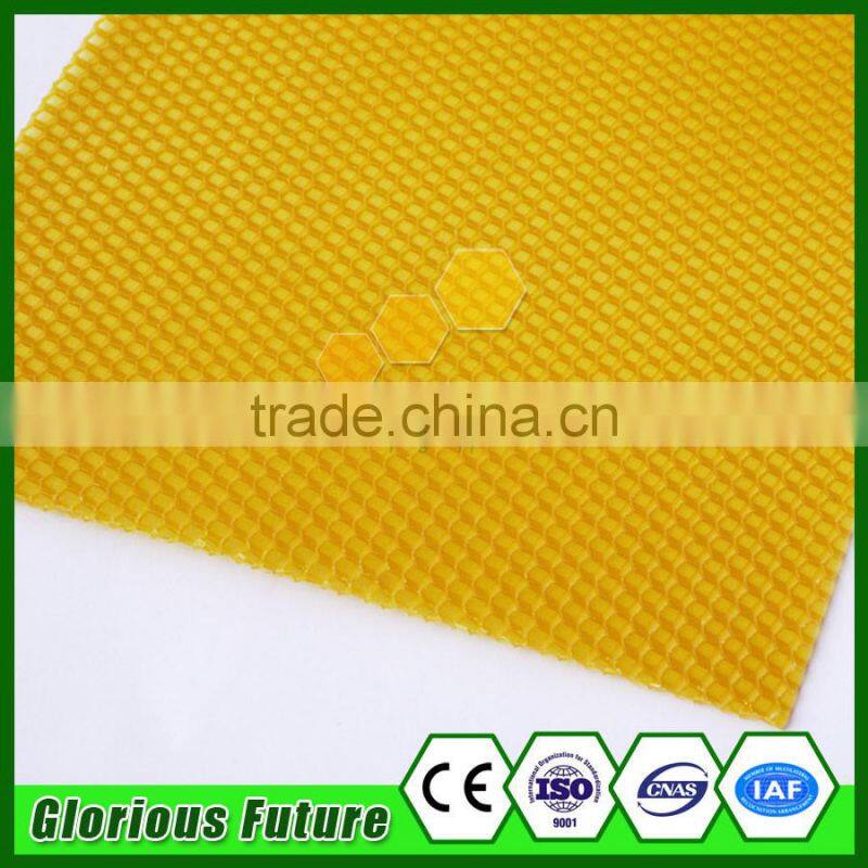 China top quality comb foundation for bee hive/ beeswax honey comb sheet