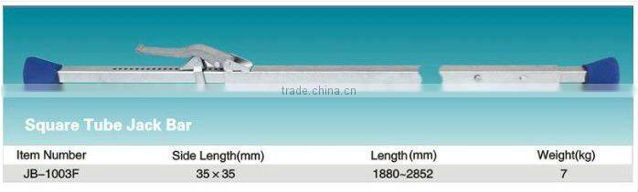 square tube steel jack bar
