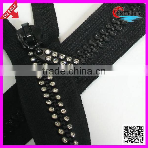 Fashion NO.10 diamond zipper