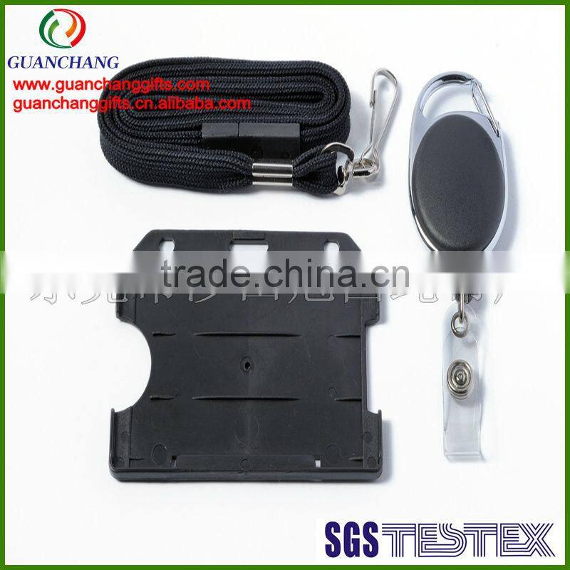 yoyo badge reel id card holder tubular lanyards