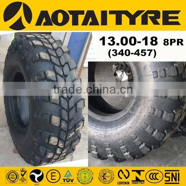 China Military truck tire 340-457 1300-18