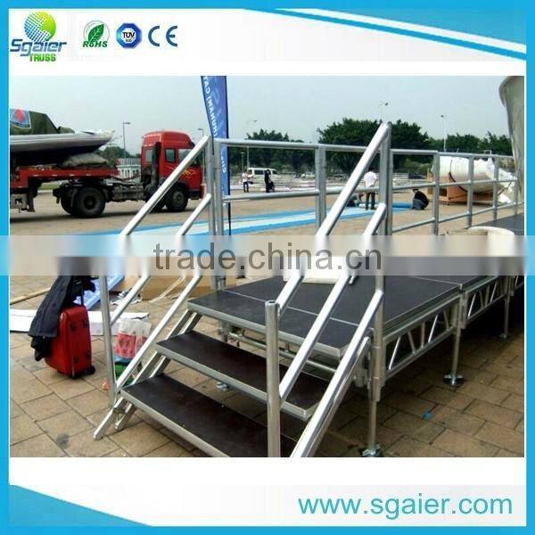 20ft by 24ft easy assemble aluminum stage for school activities