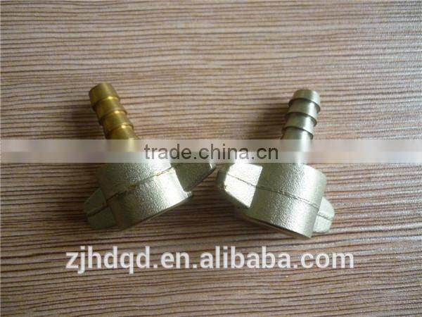 swivel connector w/hose barb ,size 1/4"swivel brass connector