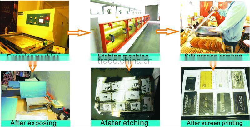 laser cut metal business card with hico magnetic stripe and signature panel free samples