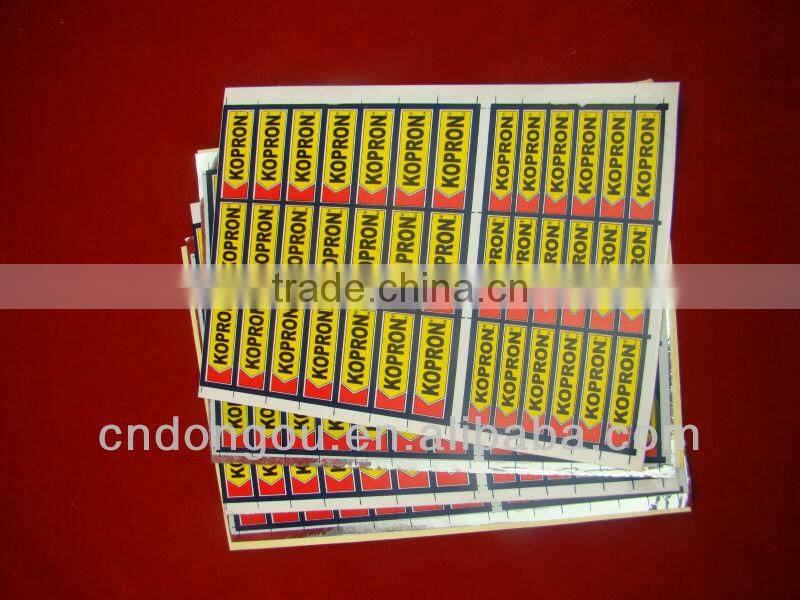 Custom design automatic labeling machine adhesive sticker