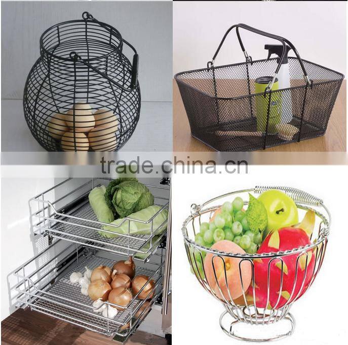 industrial carbon steel stainless steel woven wire mesh basket