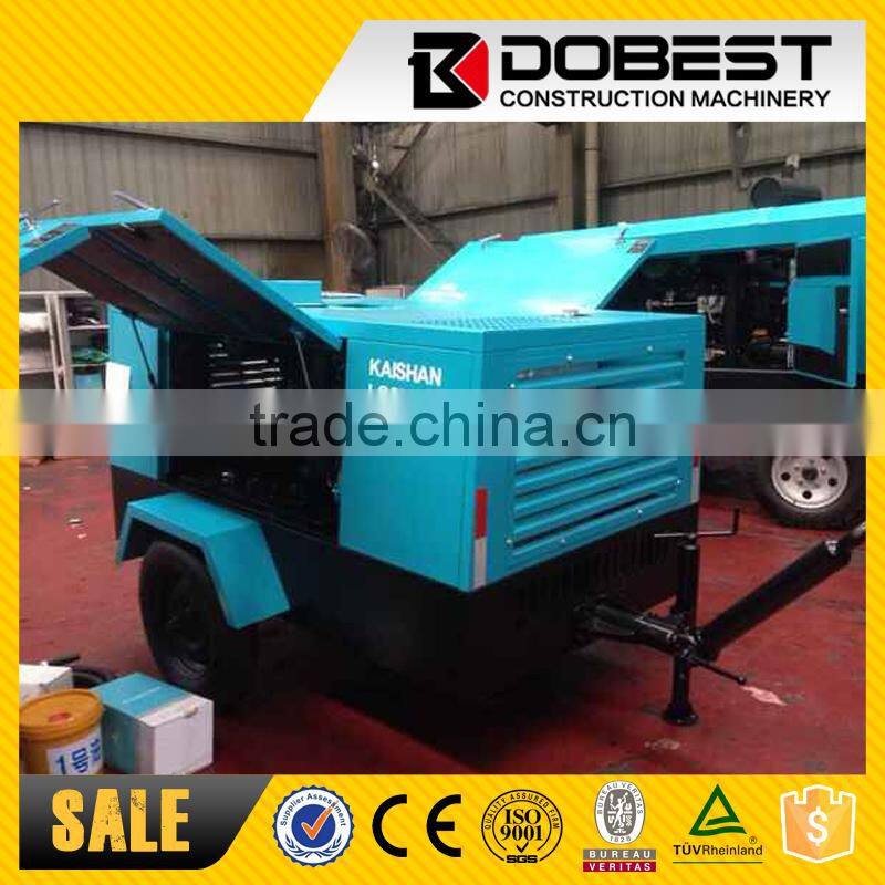 Chinese KAISHAN Diesel Driven Portable Screw Air Compressor LGCY-6/7