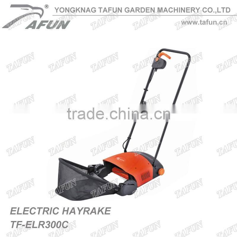 garden tools mini electric lawn raker for sale( TF-ELR300C)