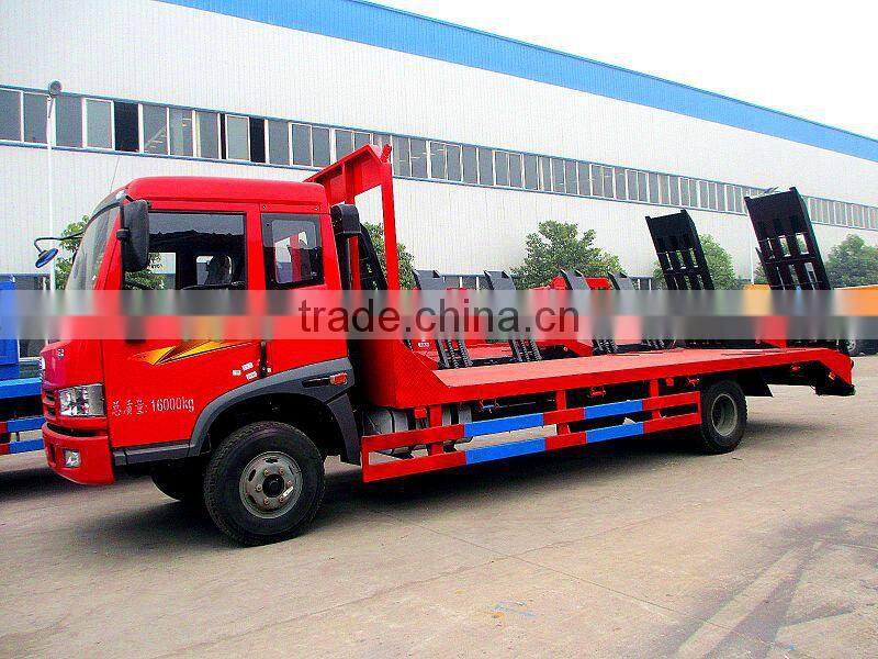 FAW 10 ton low flatbed truck for sale ,from original factory