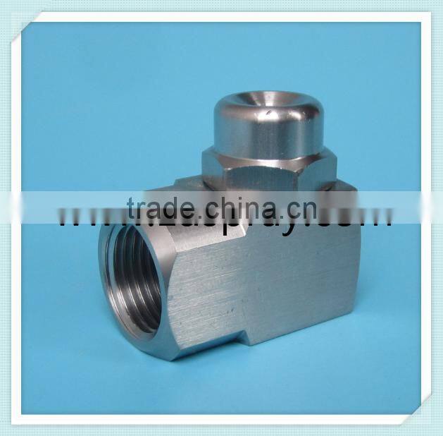 Stainless steel wide-angle corner 90 degree full cone spray water nozzle