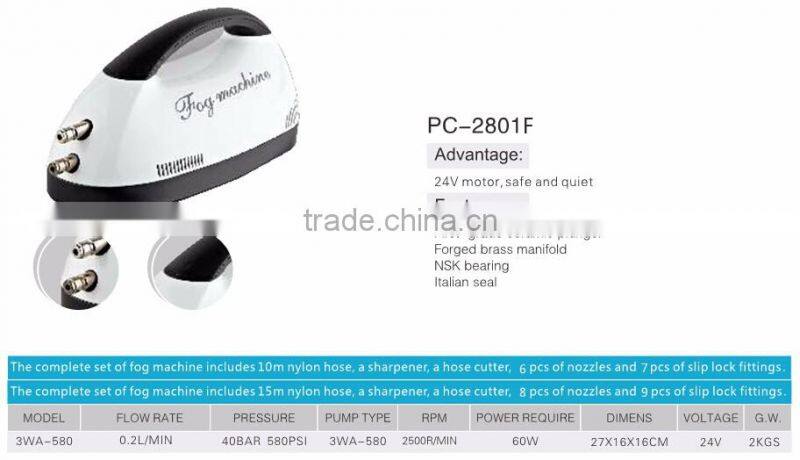 0.2L 24V 40bar high presure mini mosquito fog machine for home use