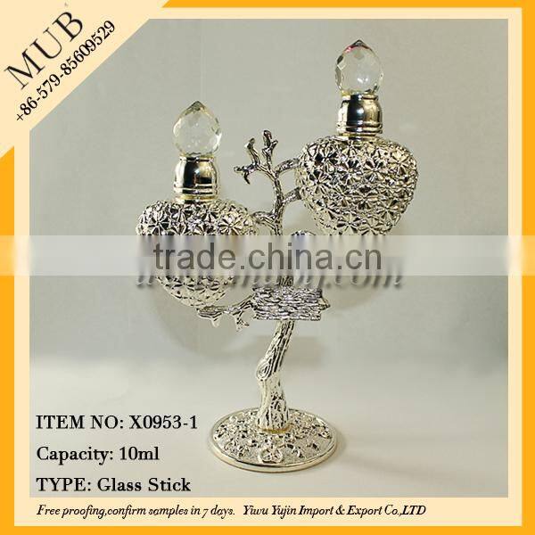 100ml Lamp Light Shape Antique Gold Arabic Perfume Bottles