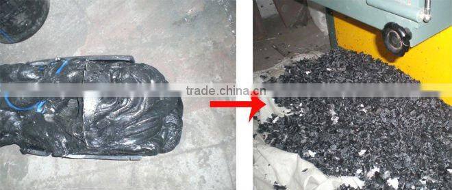 PE PP waste plastic lump crusher