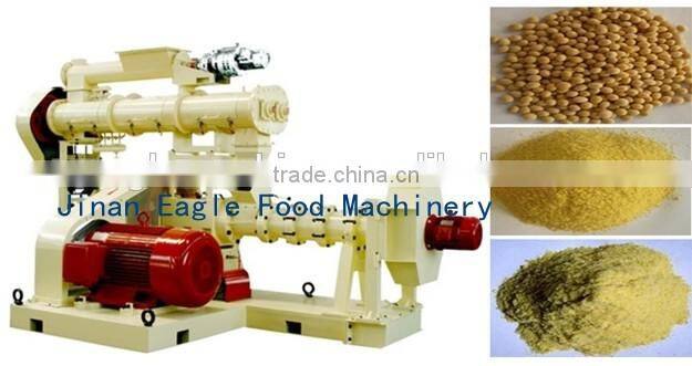 Soya bean puff extruder for animal feed